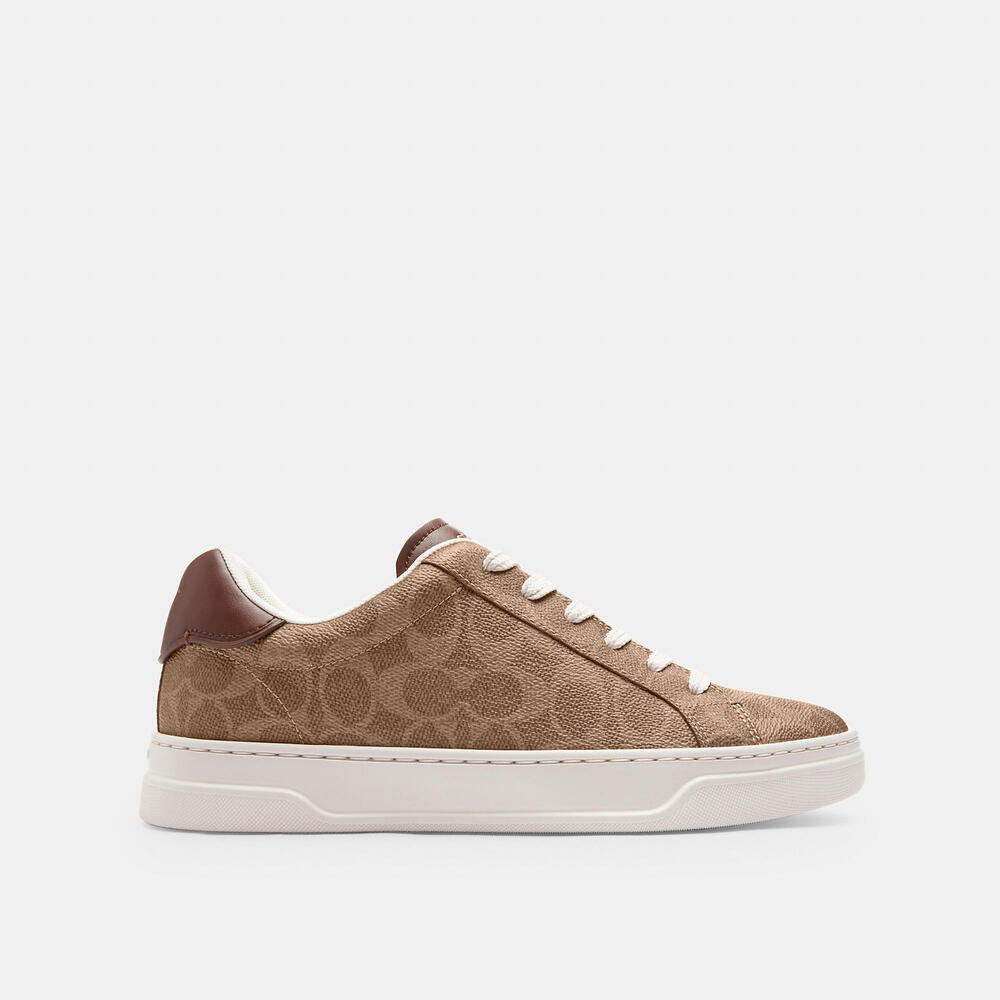 High Line Sneaker In Signature Canvas - Picture 2 of 3